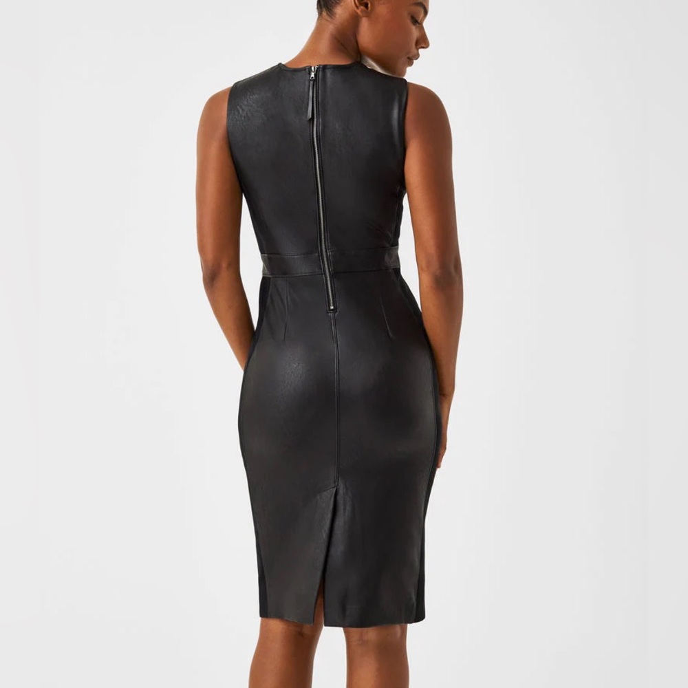 Spanx Vegan Leather Dress - Picture 2 of 9